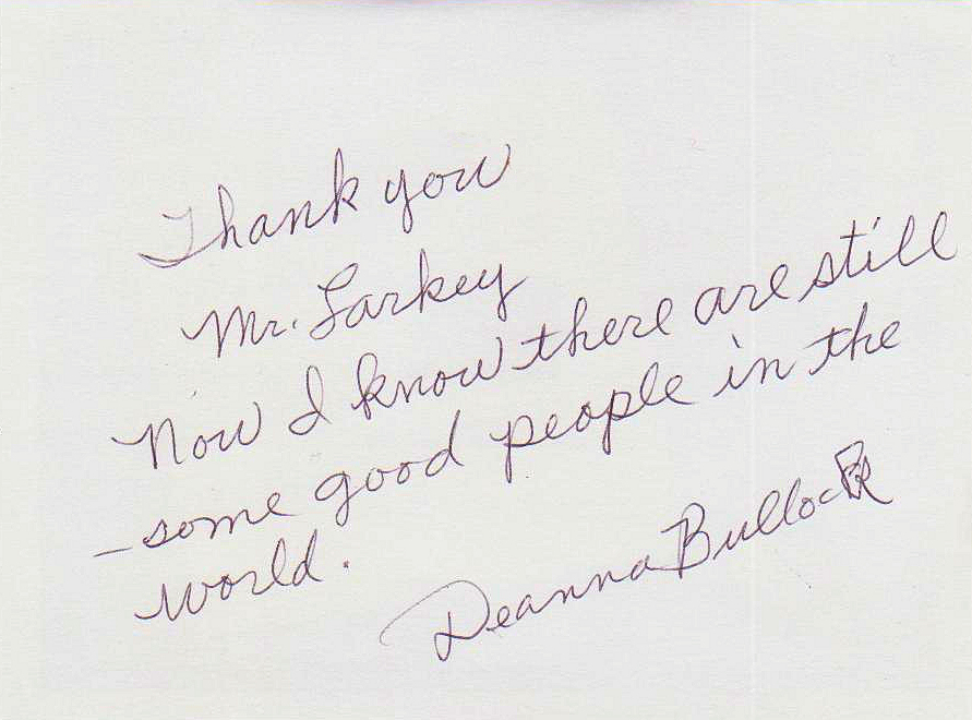 Testimonial Letter from Deanna Bullock